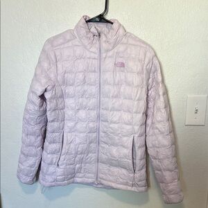 The North Face Women's Soft Lavender Puffer Jacket